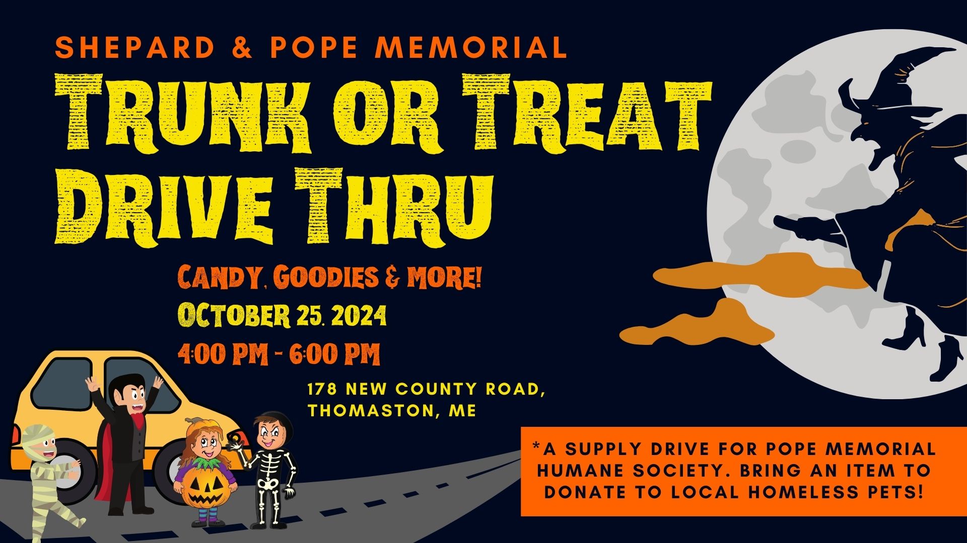 Trunk or Treat Drive Thru!